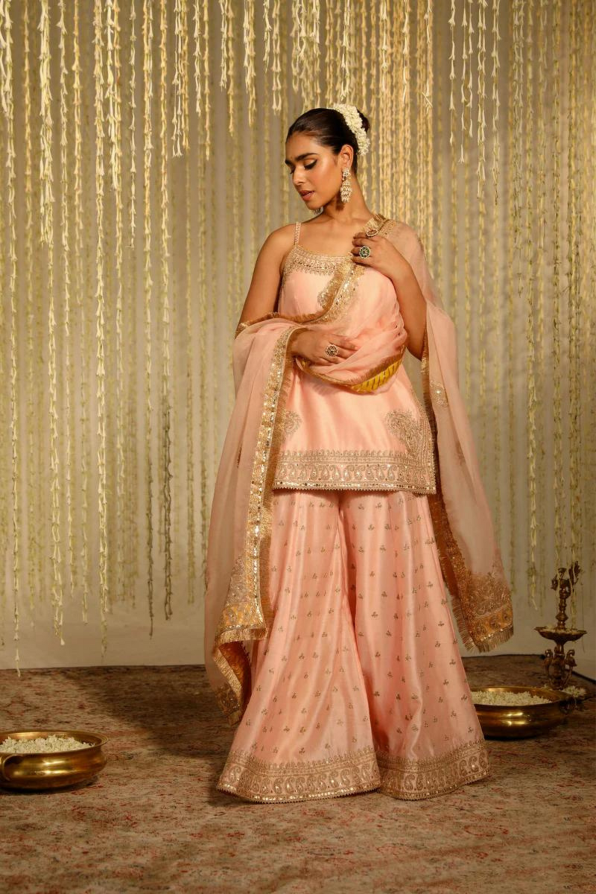 Aabroo Pink Sharara Set