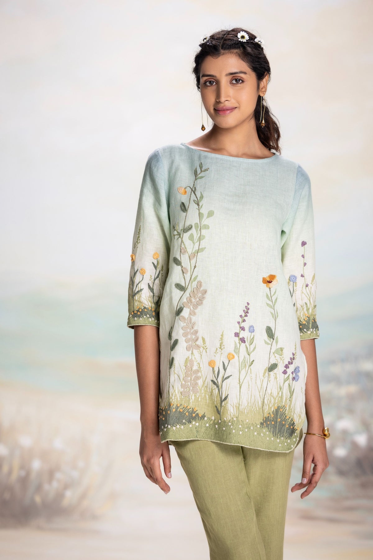 Landscape Mona Blue Co-ord Set