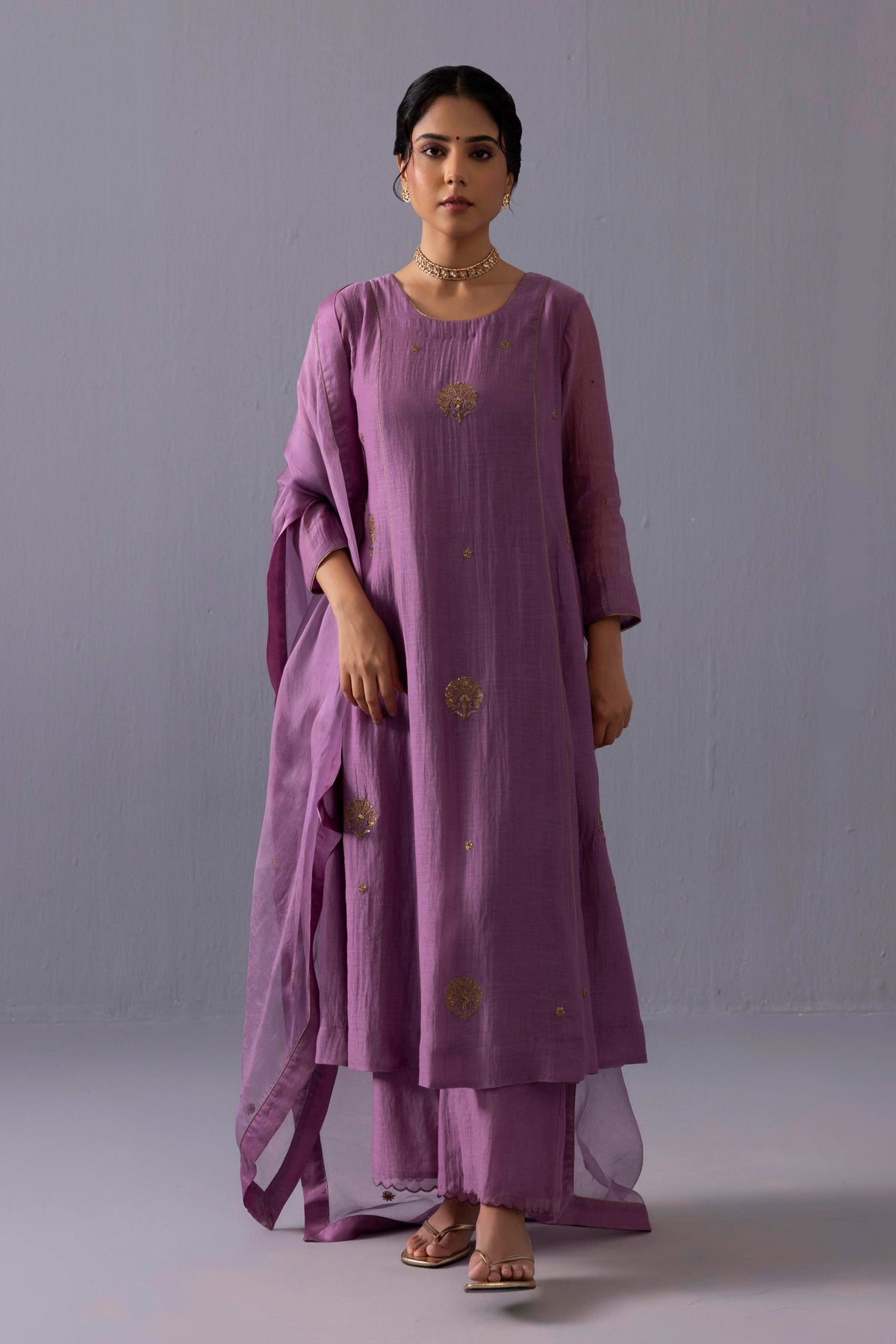 Noor Purple Kurta Set