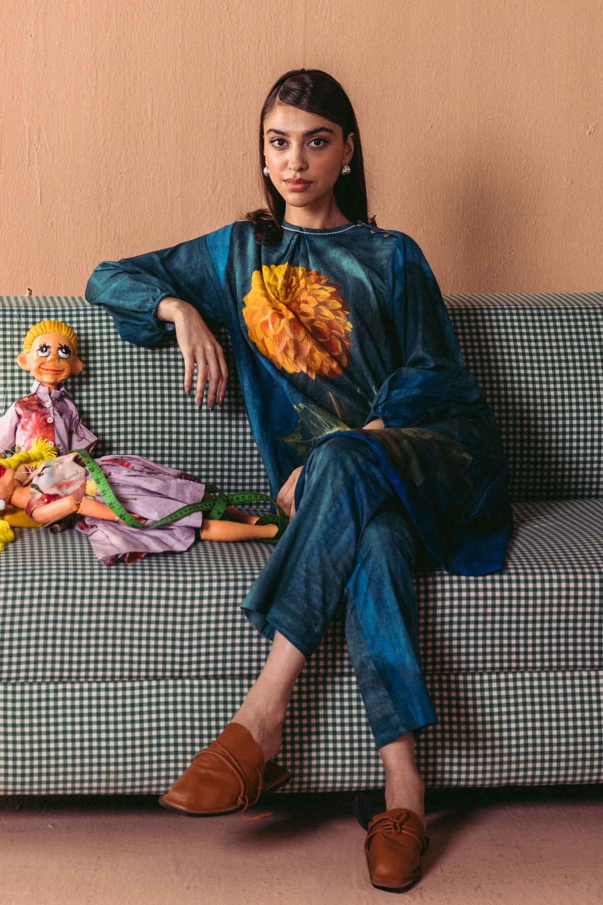 Dilly Dally Twill Kurta Set