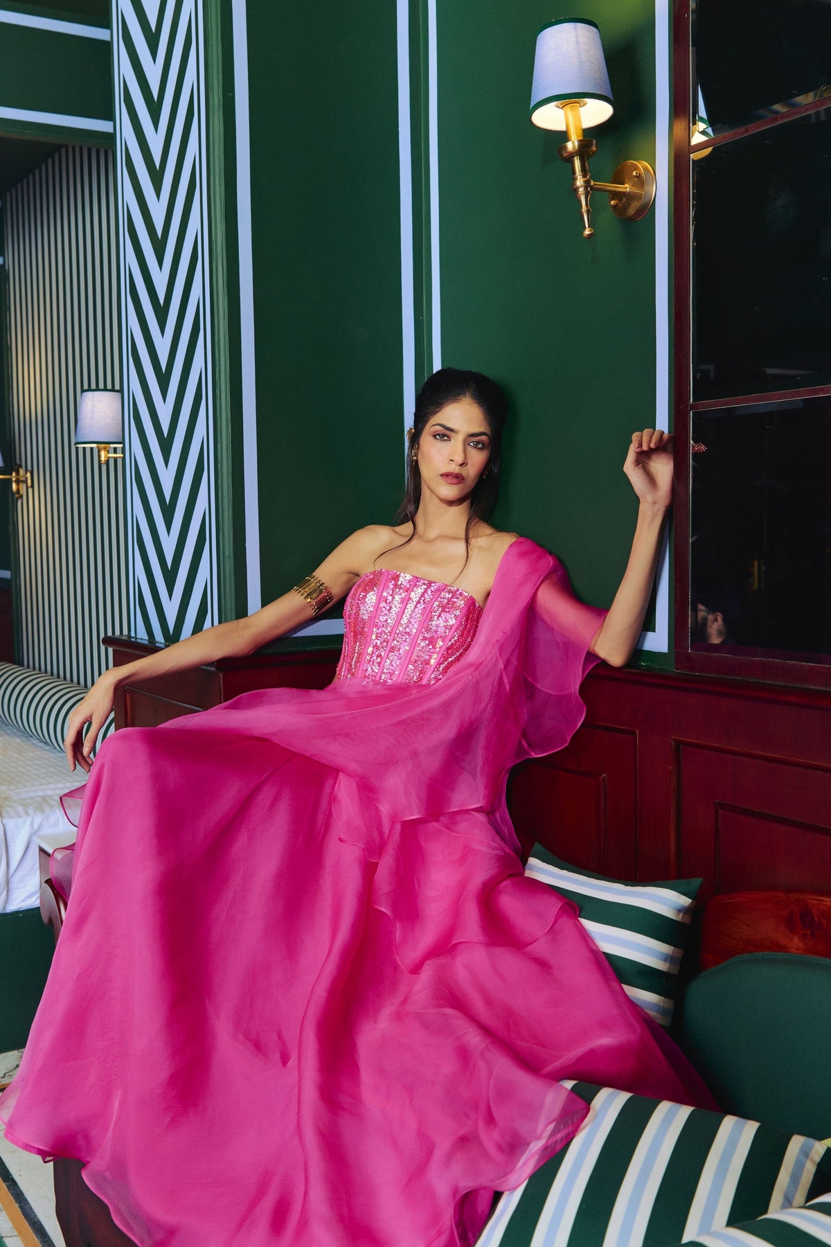 Siren Pink Saree