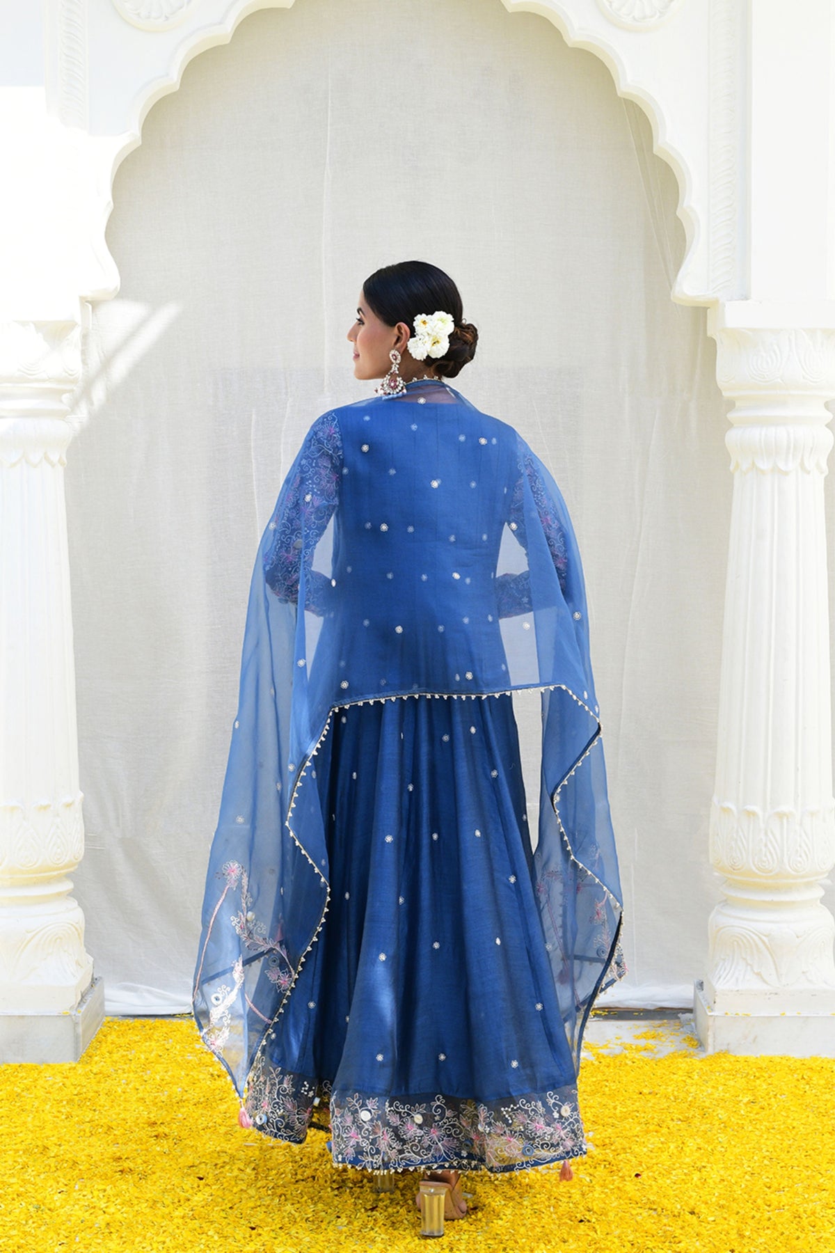 Blue Reef Anarkali set