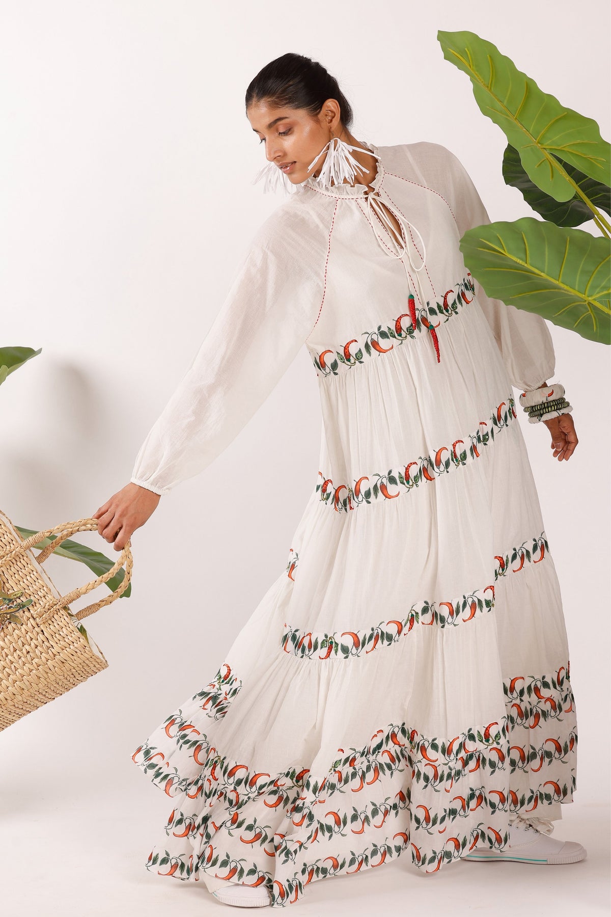 Off White Chilly Maxi Dress