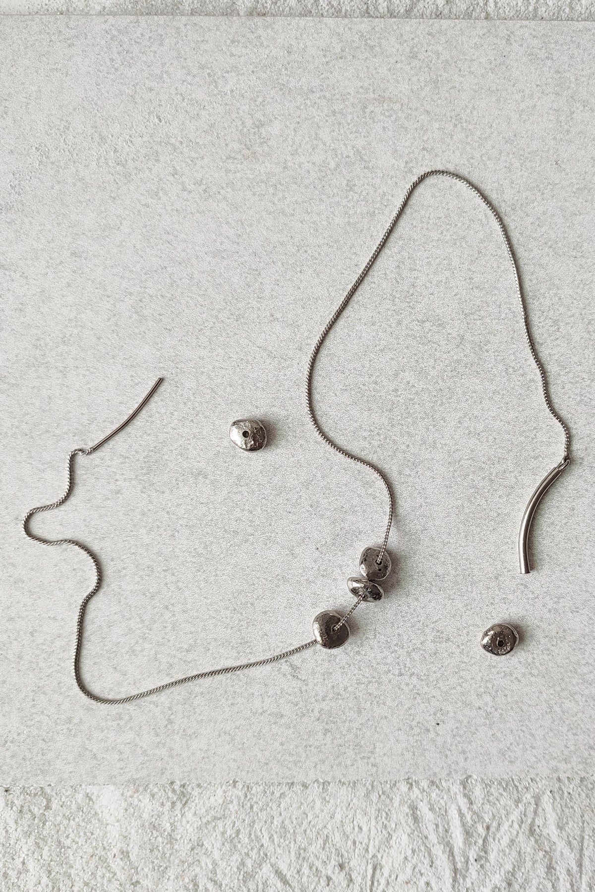 Sia Silver Necklace