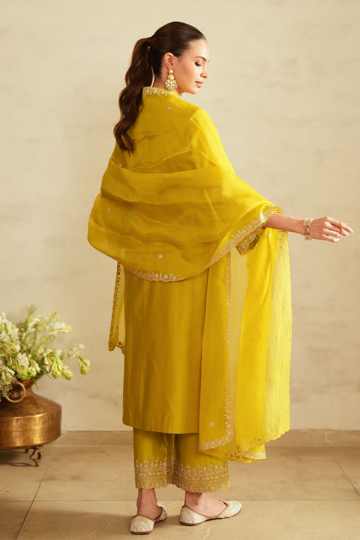Rituals Lime Green Kurta Set