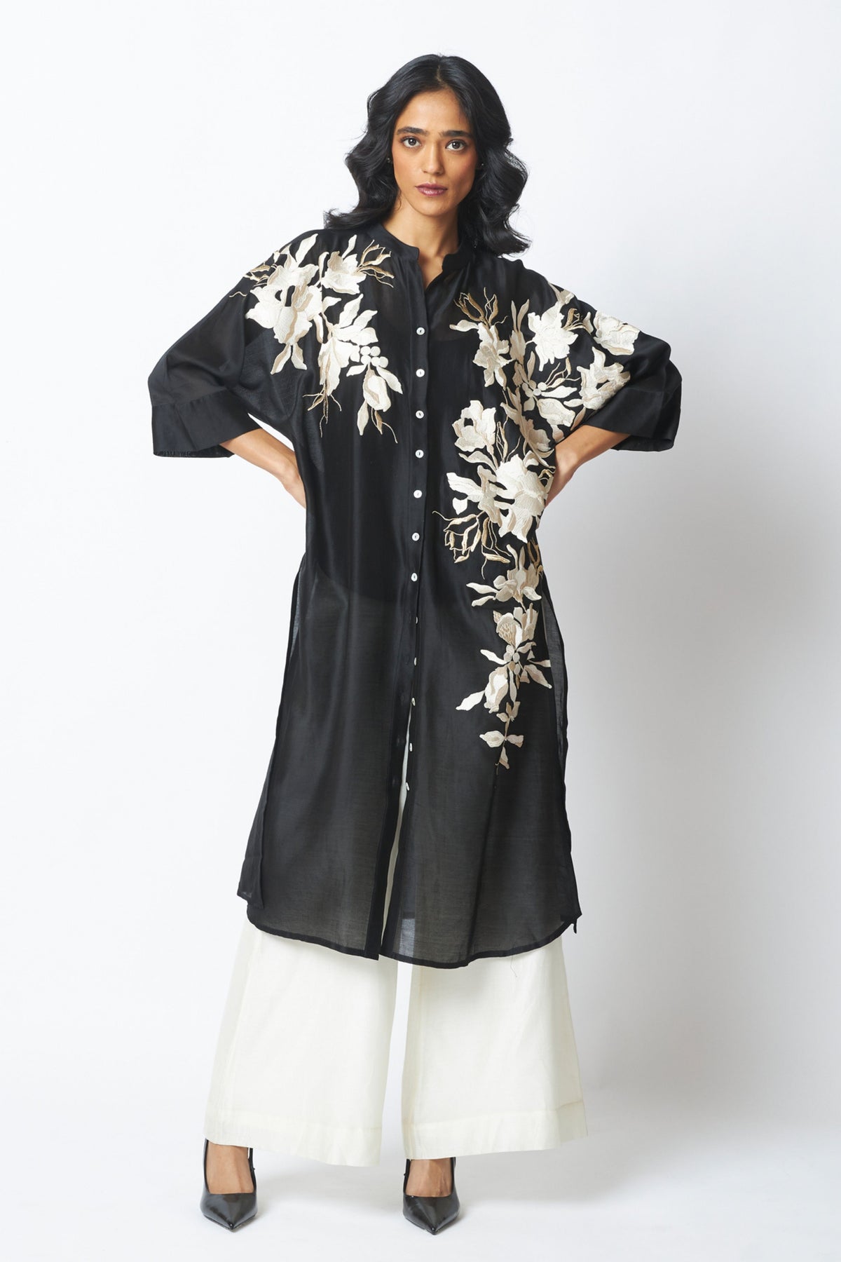 Black Easy Tunic Set