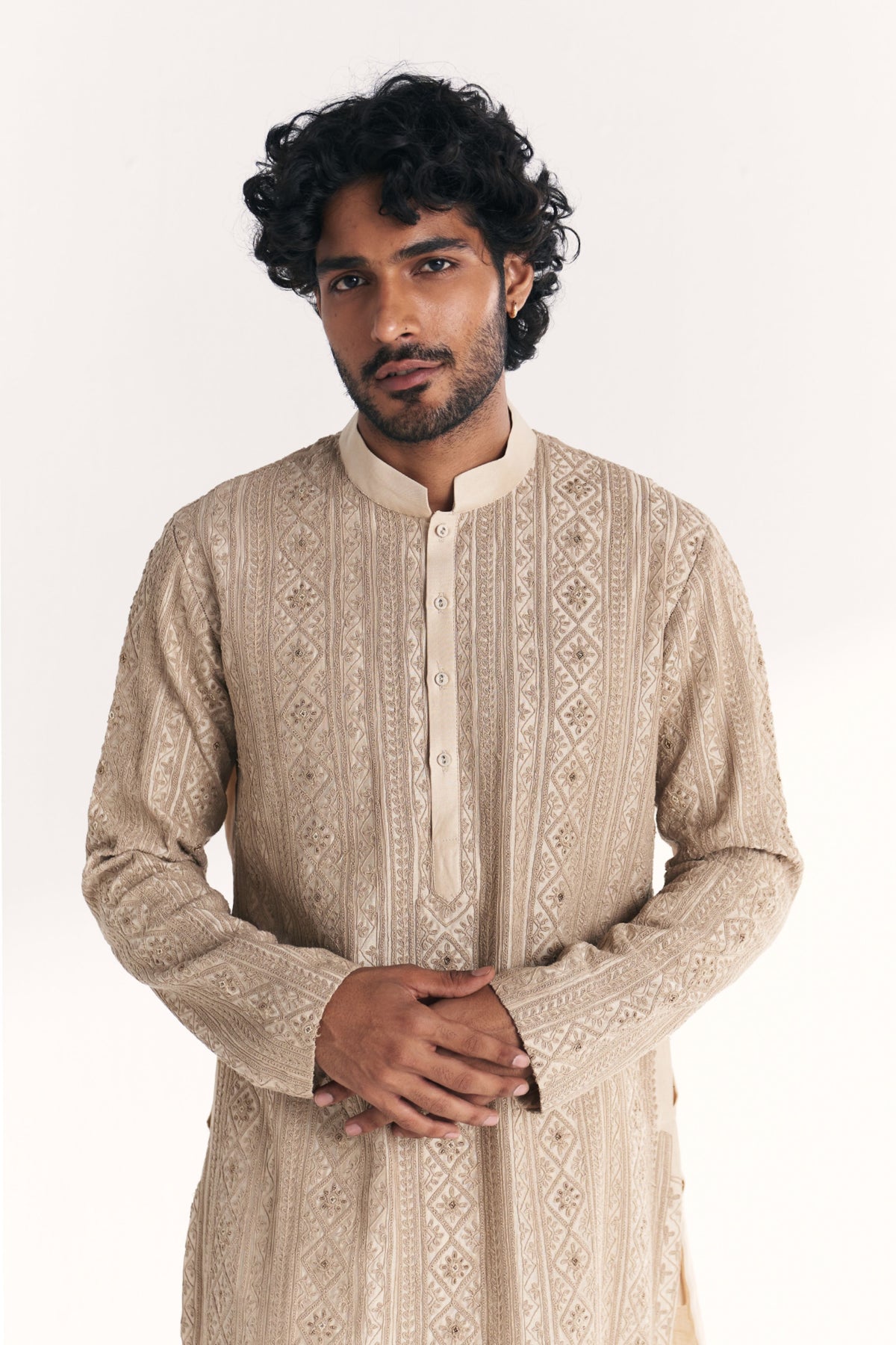 Janak Ivory Kurta Set