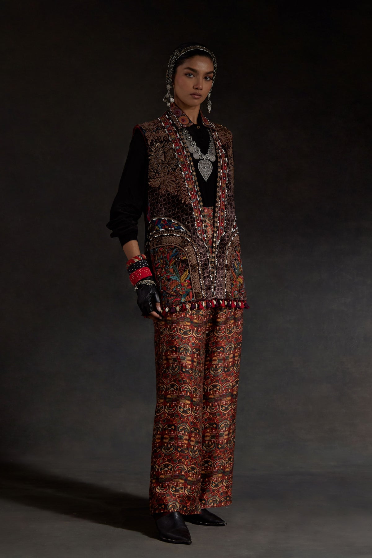 Ruhi Multicolor Jacket Set