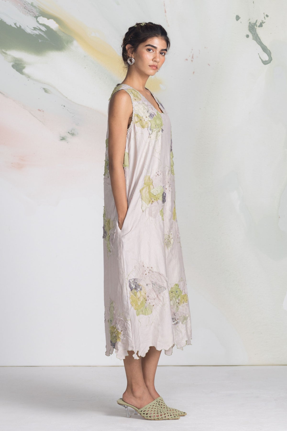 Cloud Patchwork Dress
