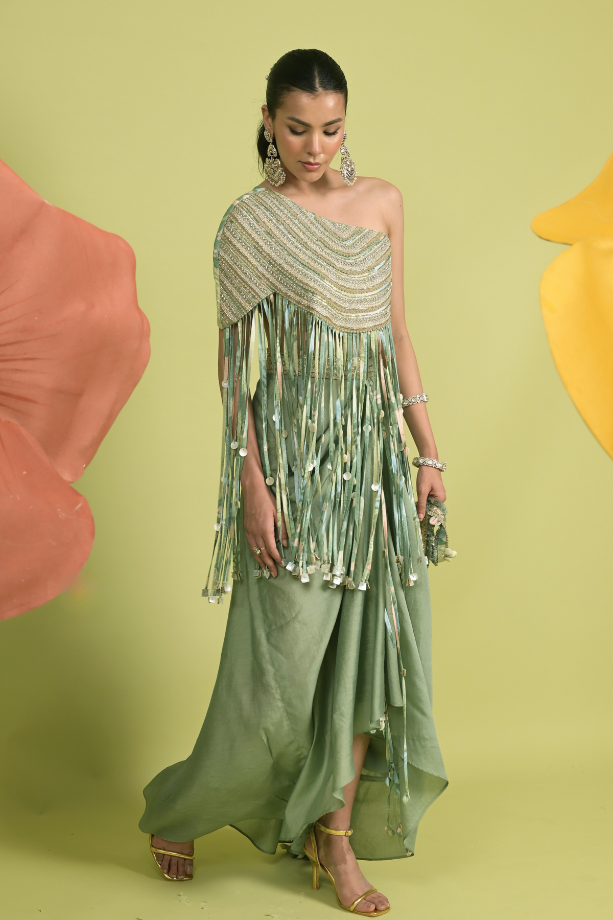 Matcha Charm Cape Set