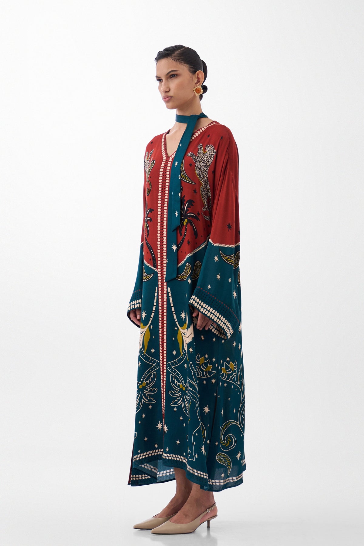 Adah Nocturnal Jungle Kaftan