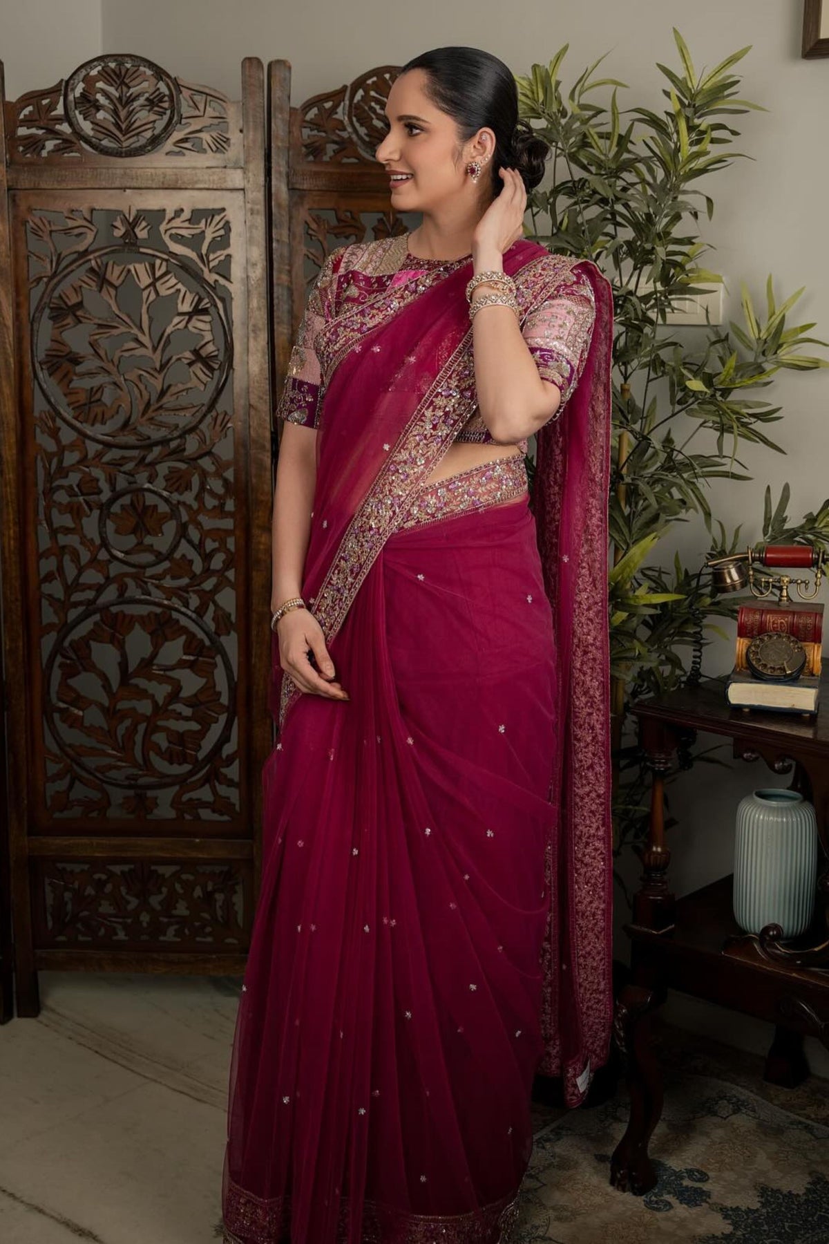Sania Mirza in Geethika Kanumilli