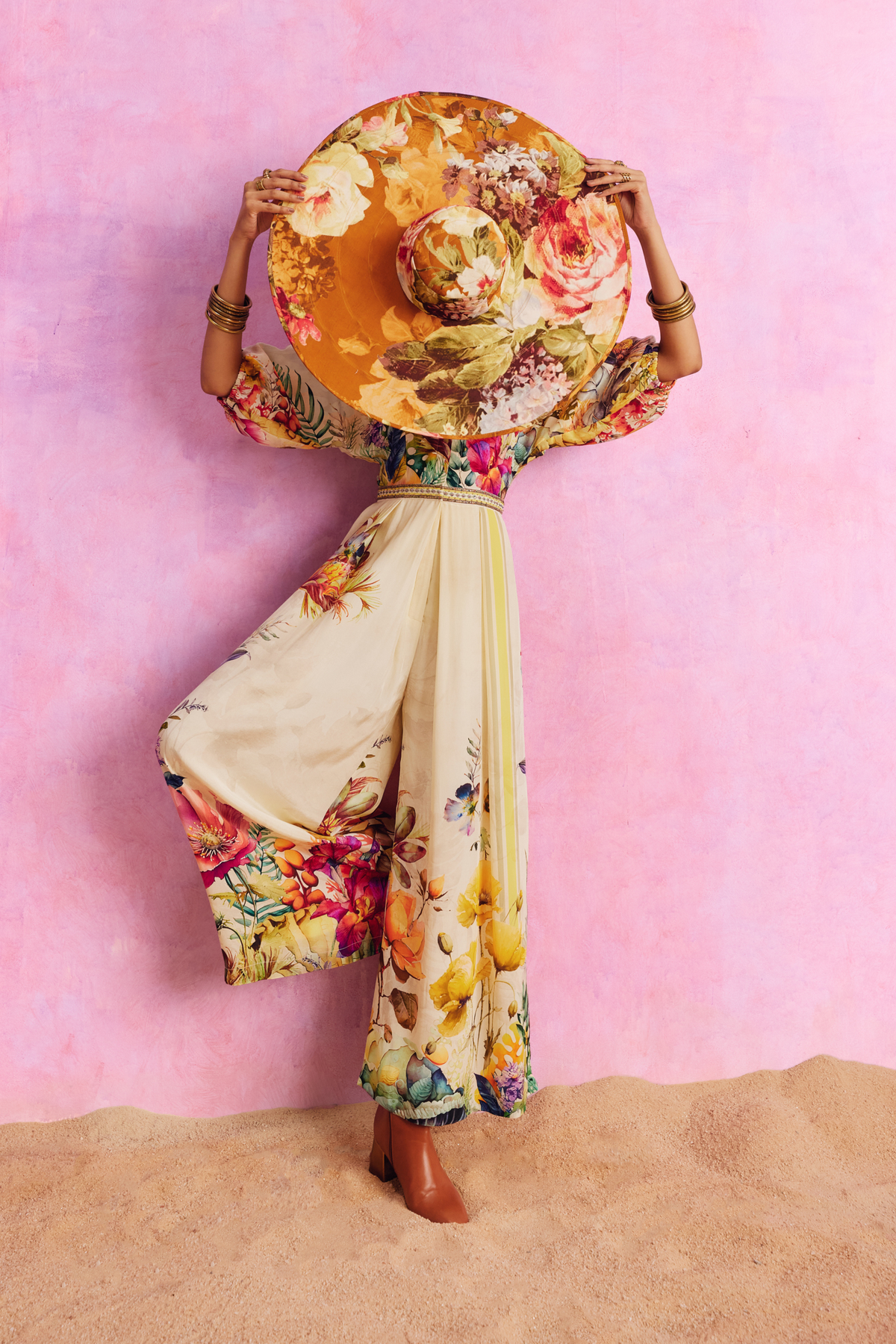 Ivory Floriana Jumpsuit