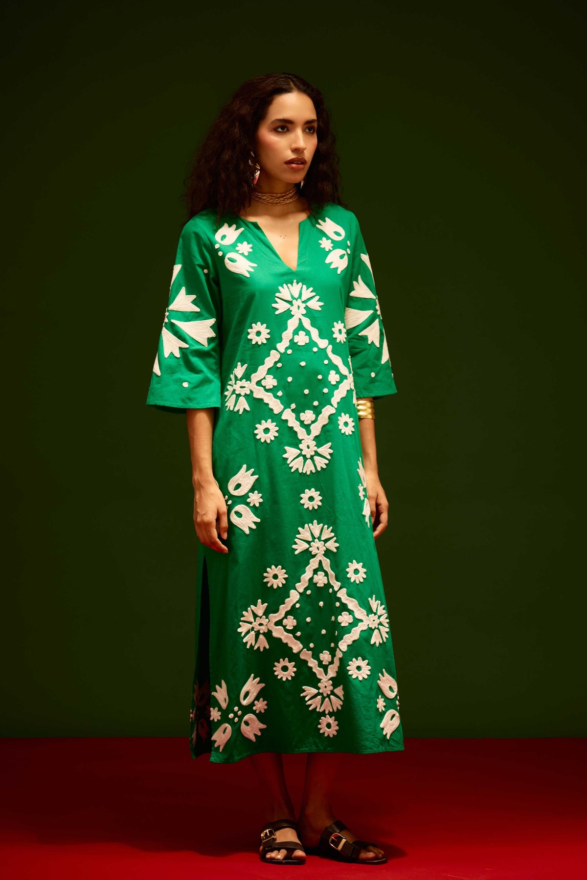 Avocado Green Maxi