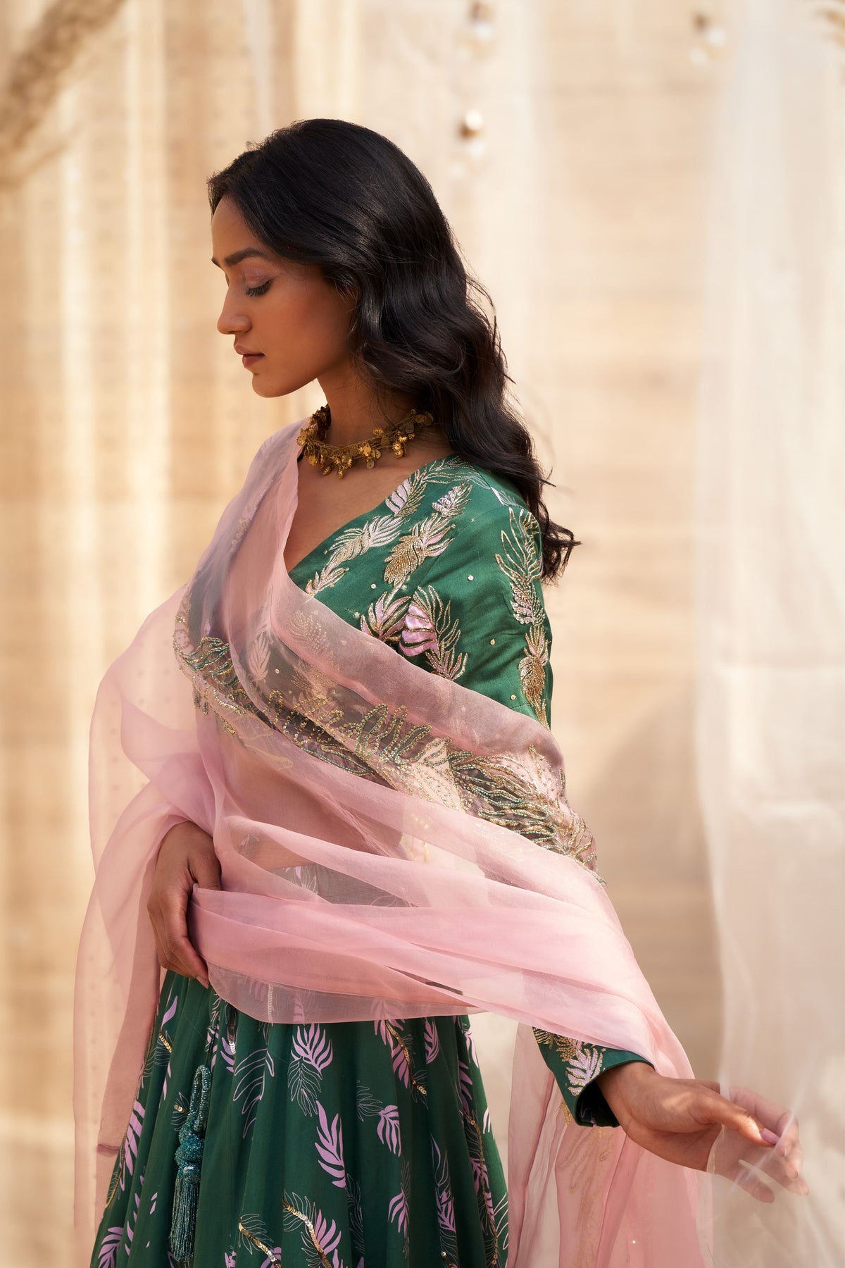 Reveria Printed Lehenga Set