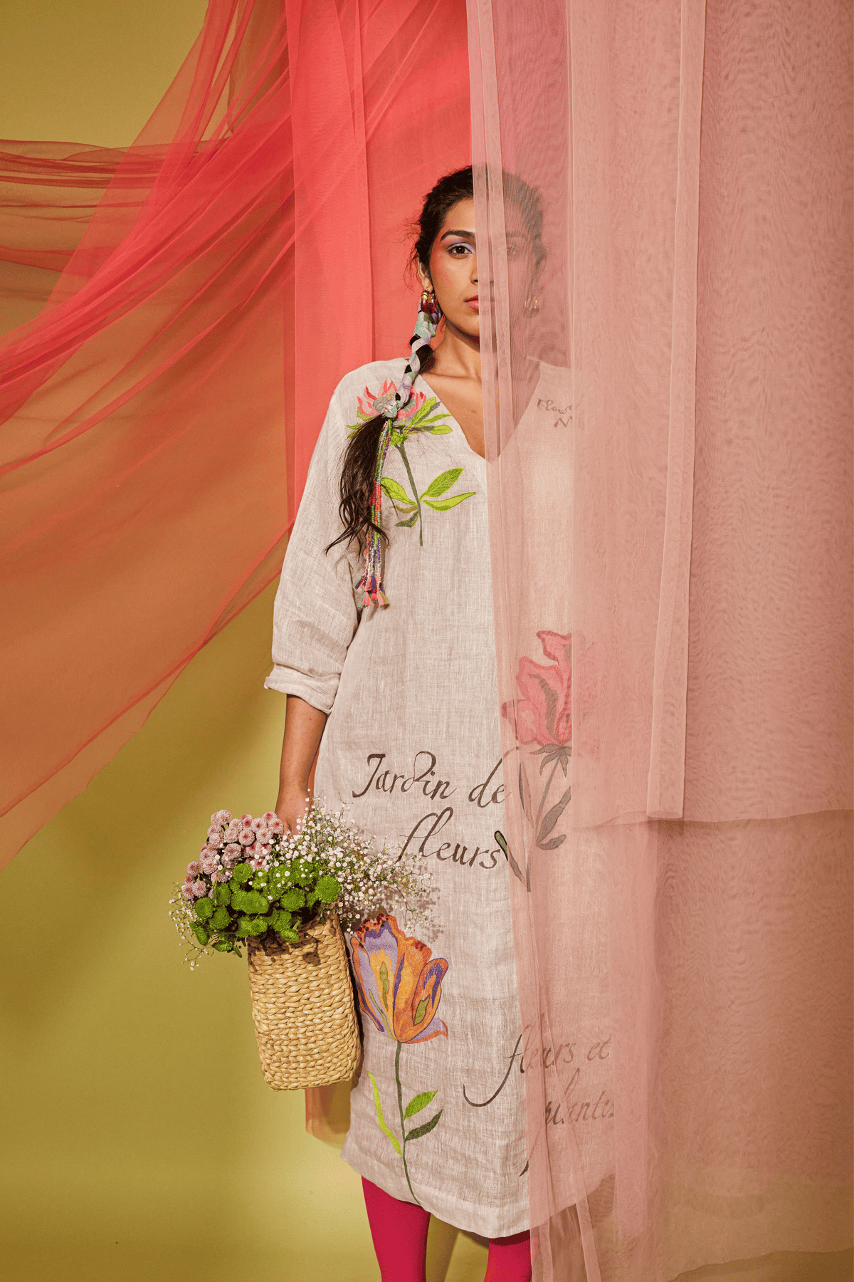 Botanical Midi Dress