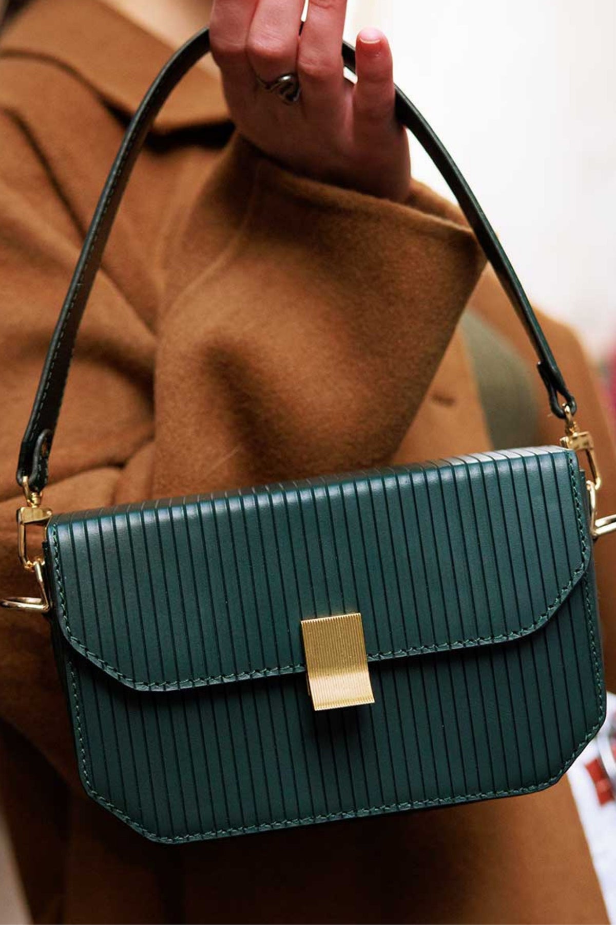 Green Harlow Shoulder Bag