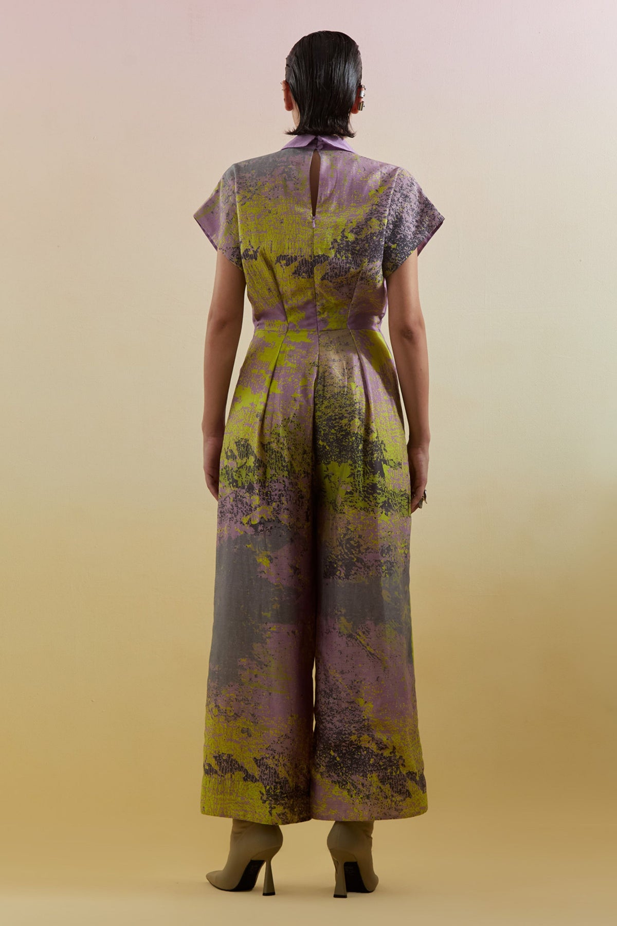 Gliss Lilac & Neon Jumpsuit