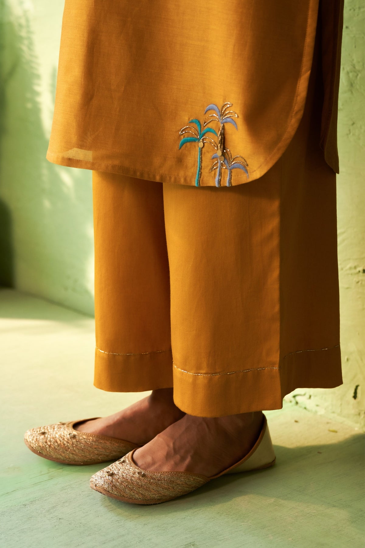 Palm Kurta  Set