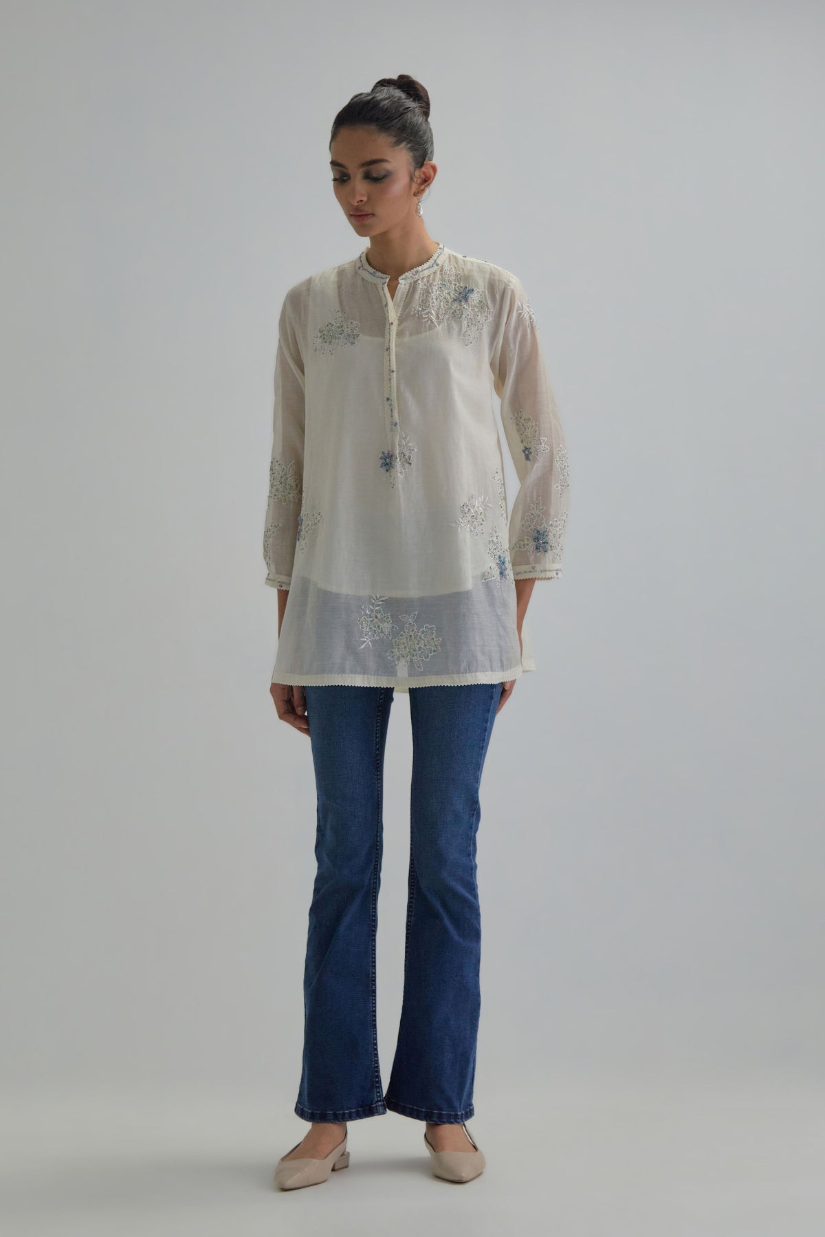 Blue Cotton Top