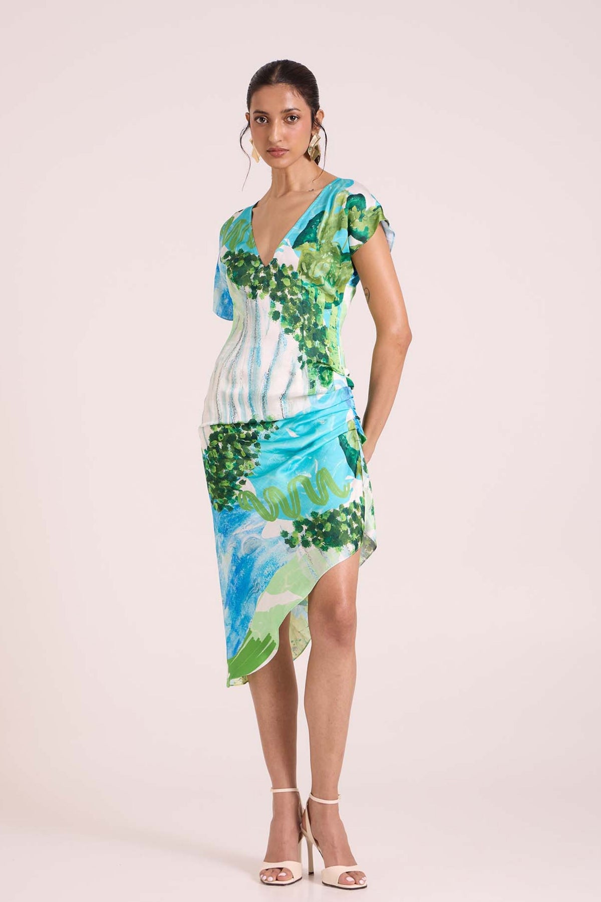 Nere Asymmetrical Dress