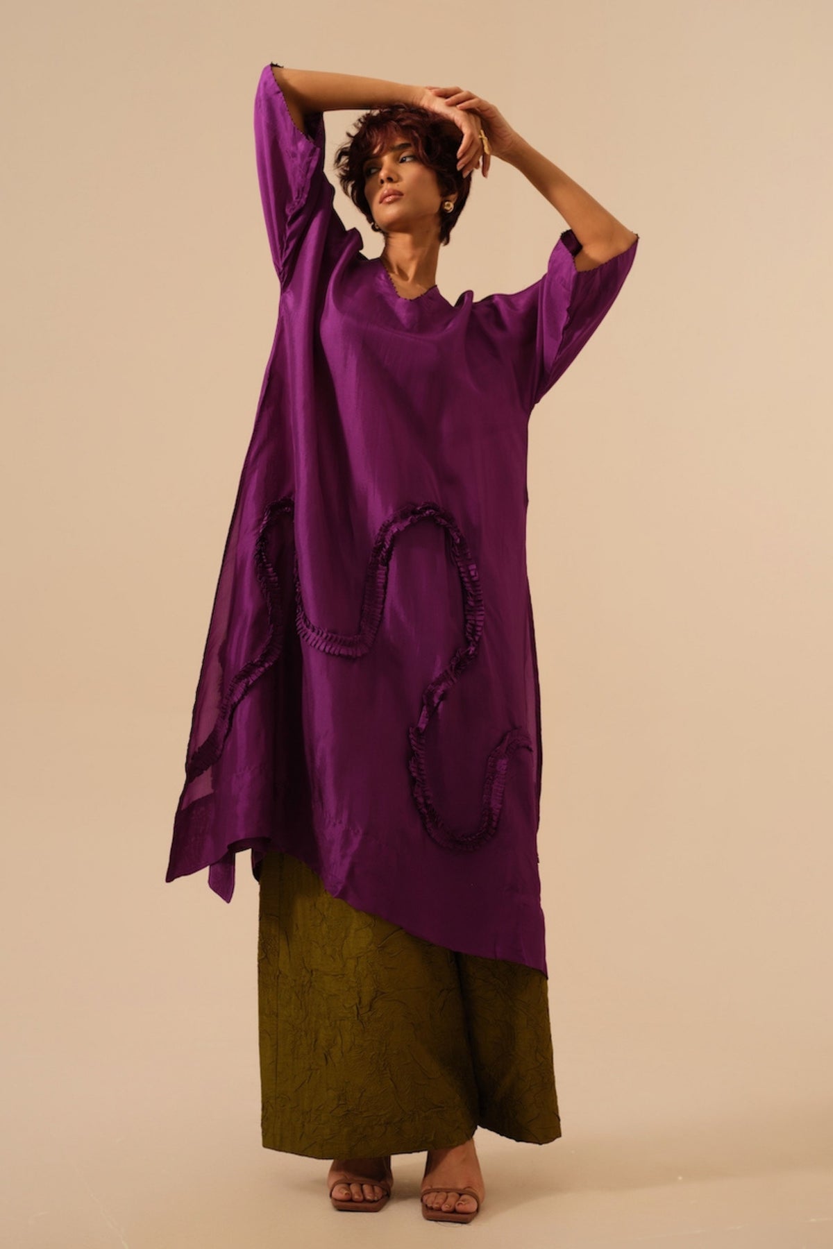 Aubergine Flamingo Tunic