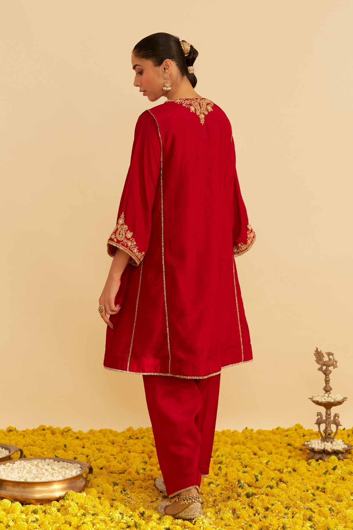 Deep Red Salwar Set