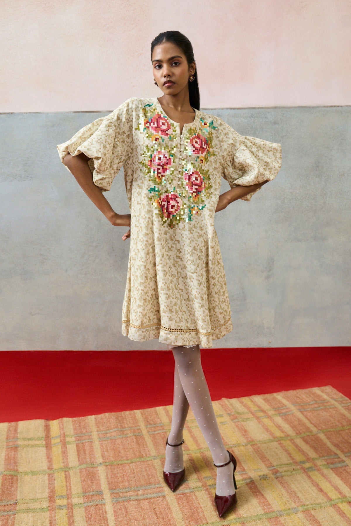 Sicily Dress Beige