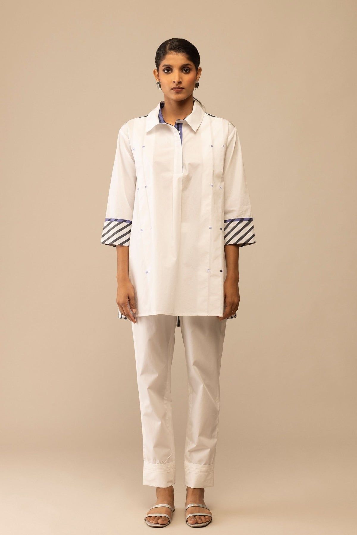 Neela White Top - Bunka - Elahe