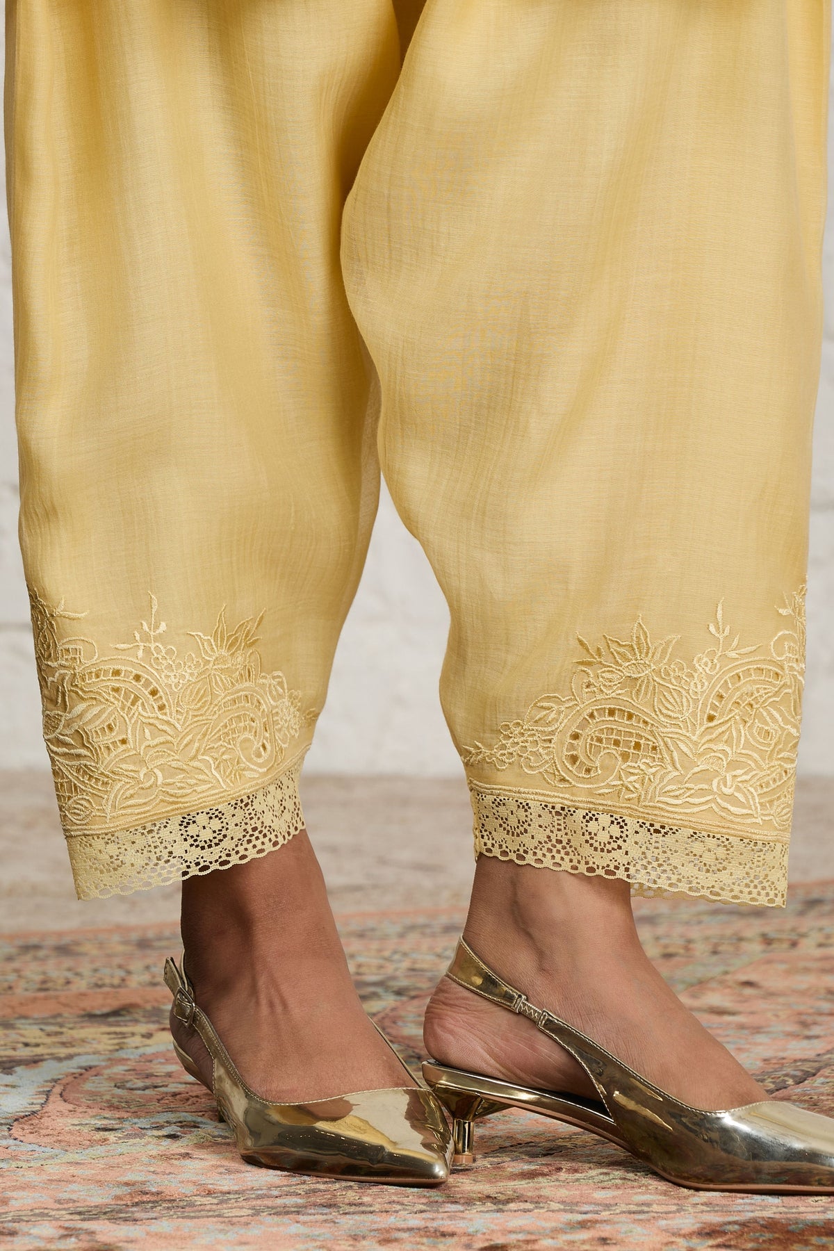Cora Yellow Tunic Set