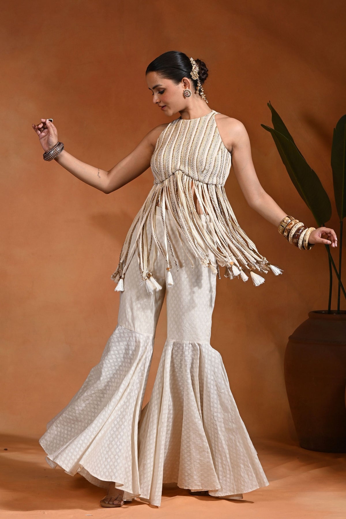 Chamcham Ivory Gold Set