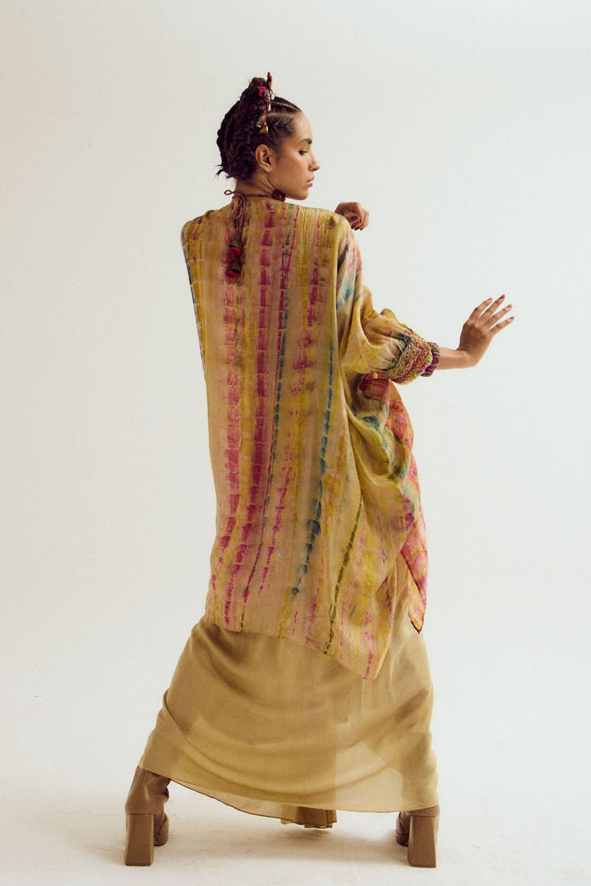 Gulmohar Kaftan Set