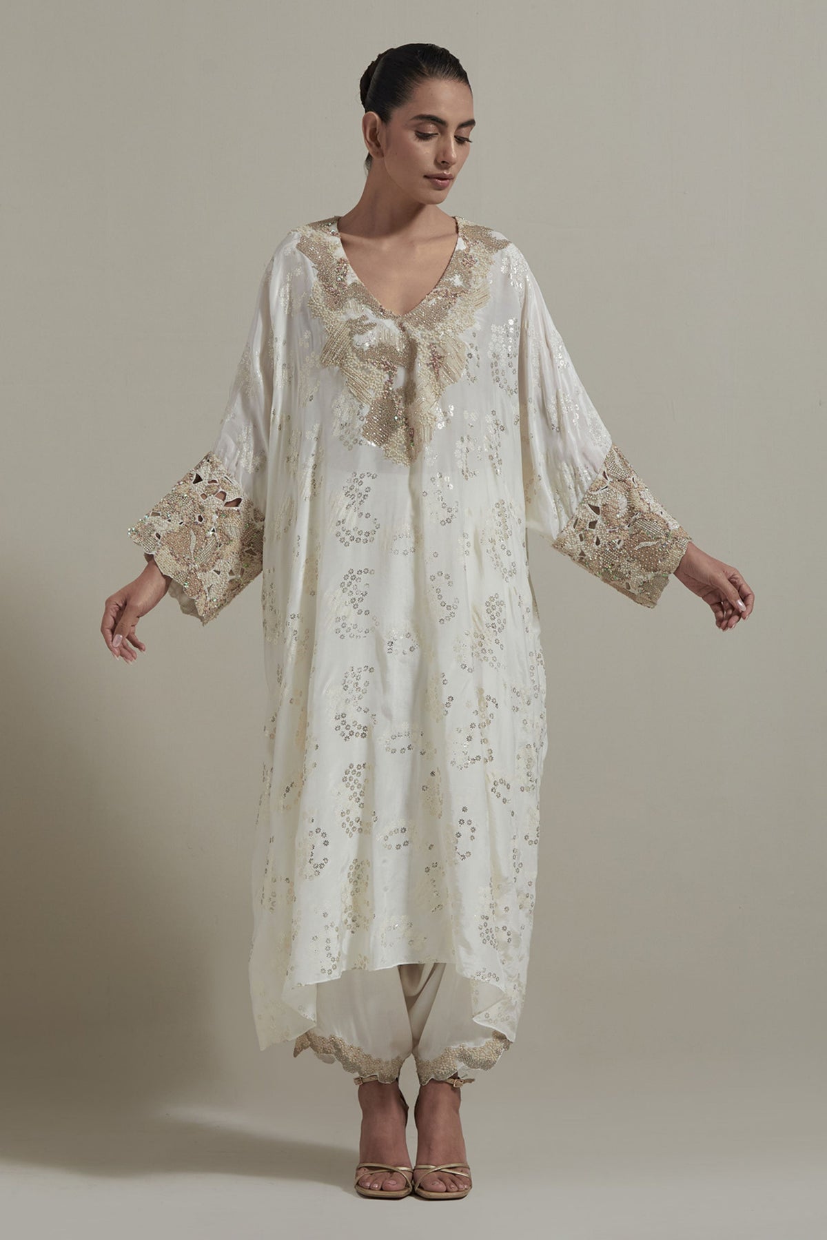 Ivory Kaftan Set
