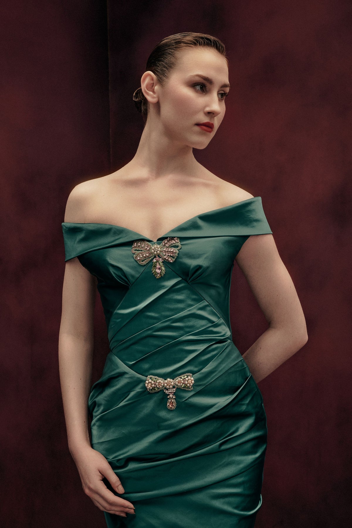 Off Shoulder Mermaid Gown