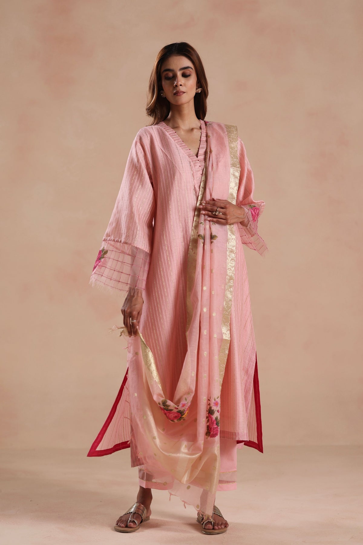 Sidra Pink Kurta Set