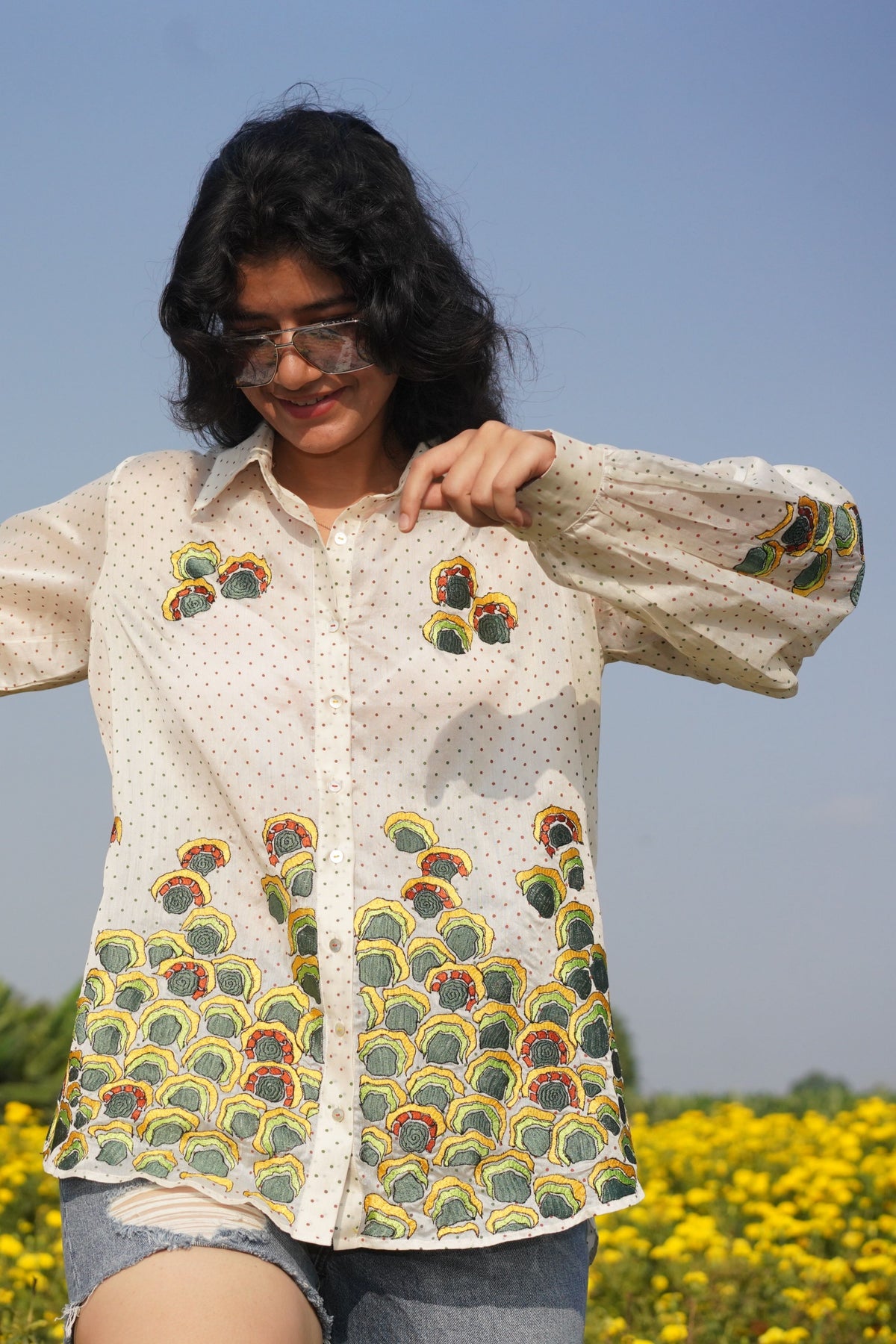 Aira Shirt In Ivory