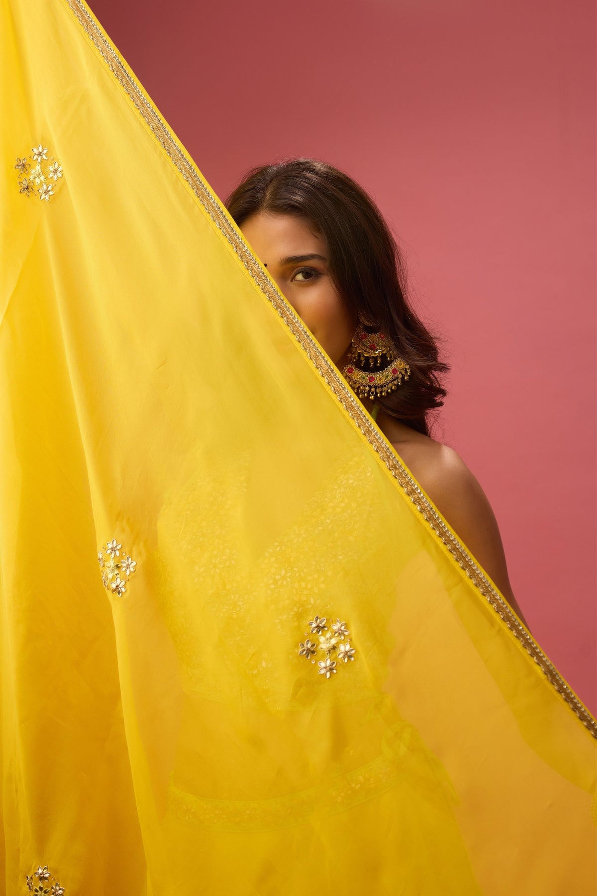 Lime Green Lehenga Set