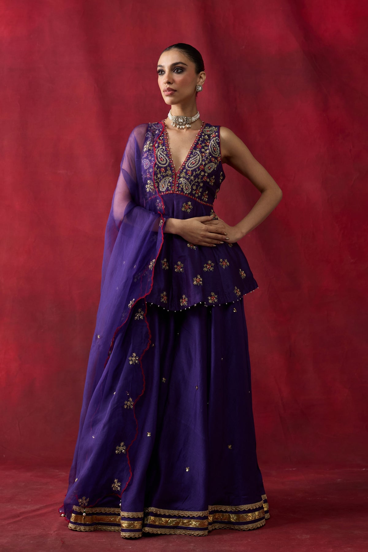 Jasleen Sharara Set