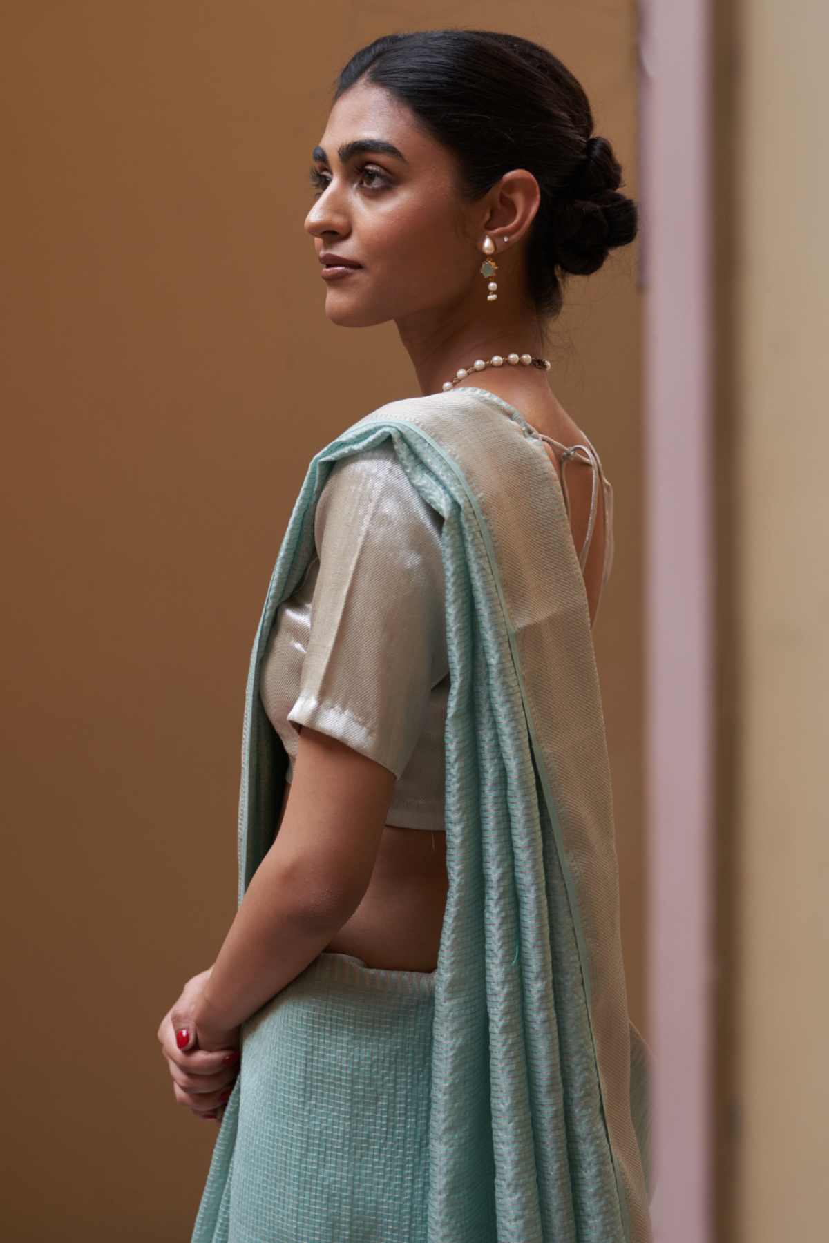 Shobha Blue Saree