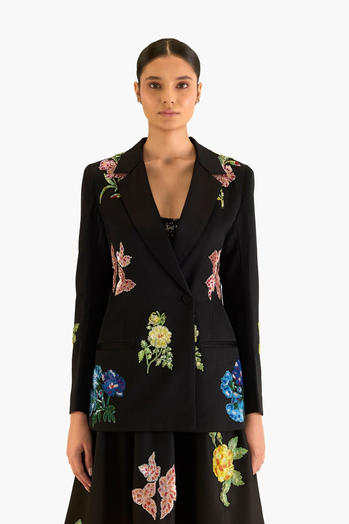 Botanical Embroidered Jacket