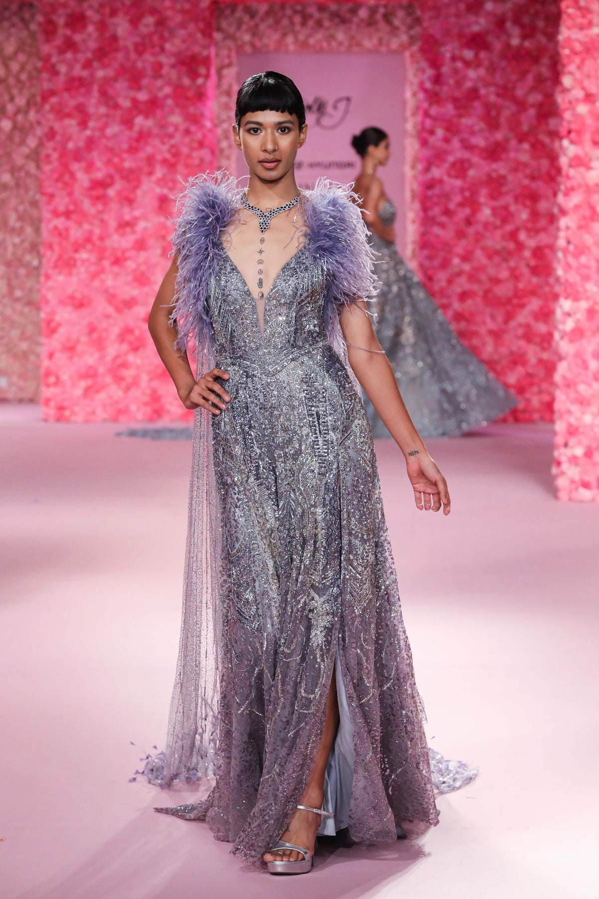 Ines Lilac Gown