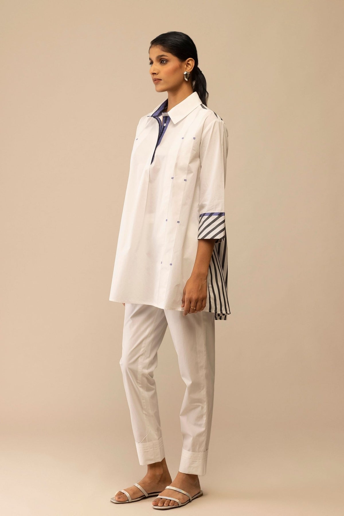 Neela White Pants - Bunka - Elahe