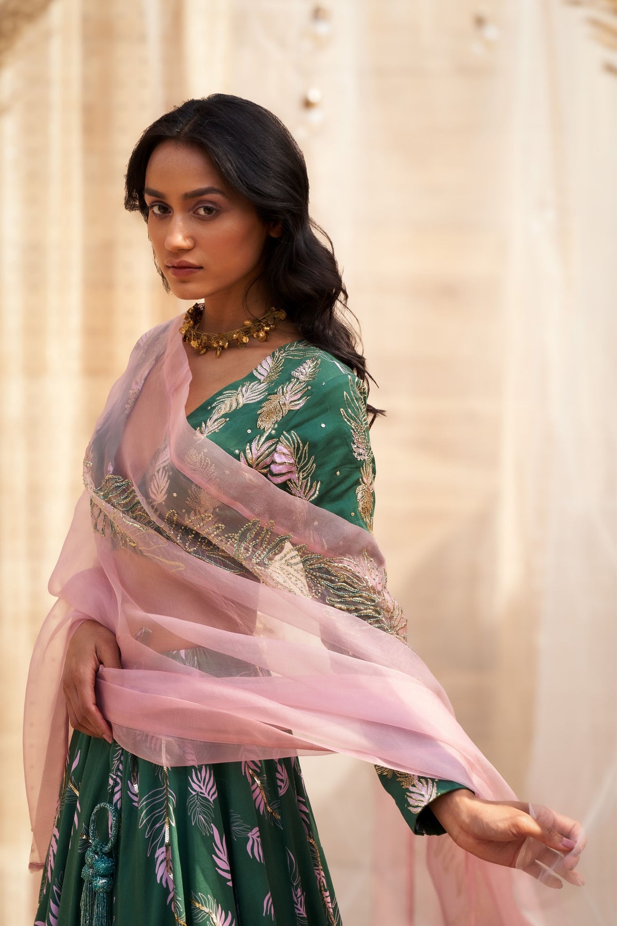 Reveria Printed Lehenga Set
