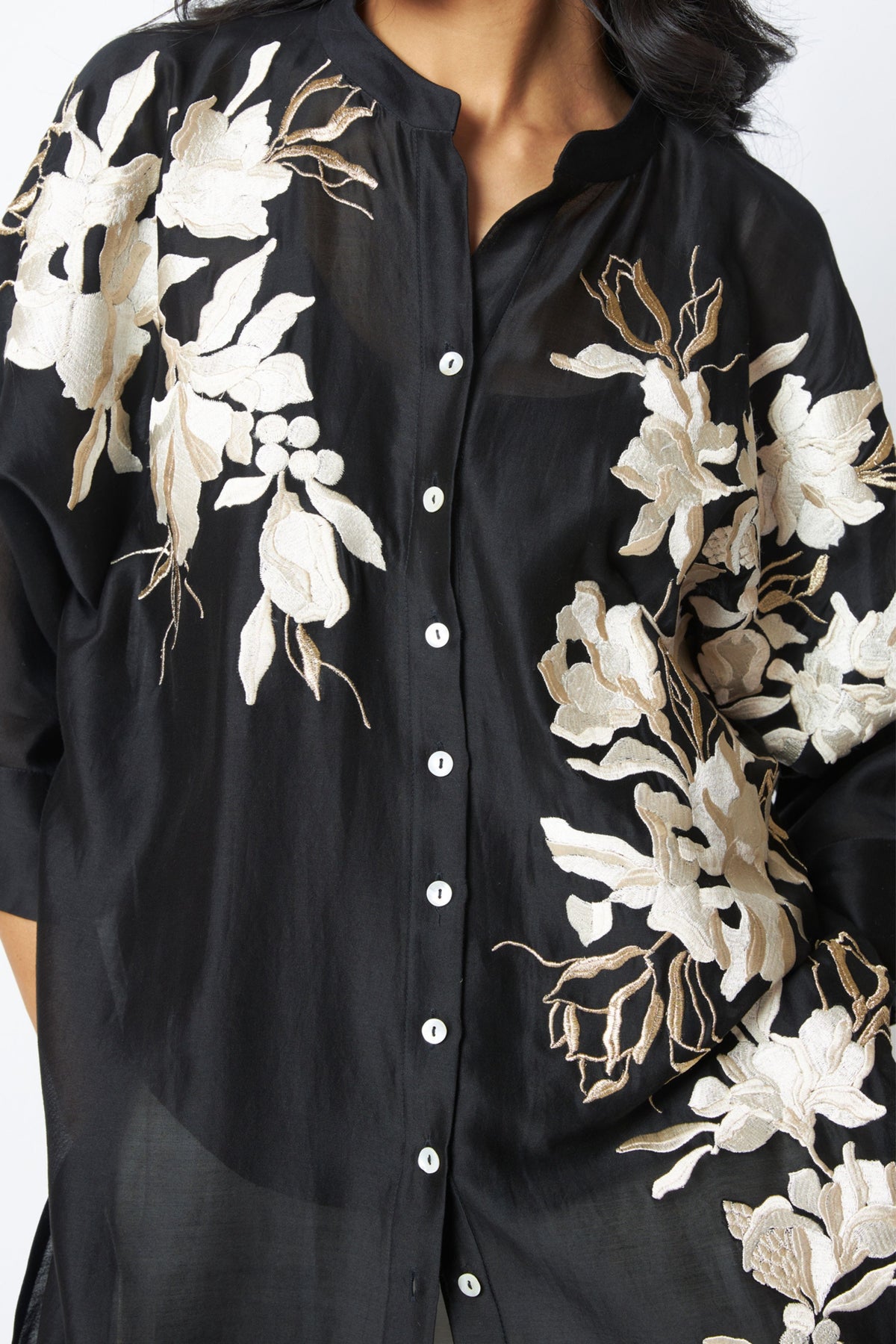 Black Easy Tunic Set