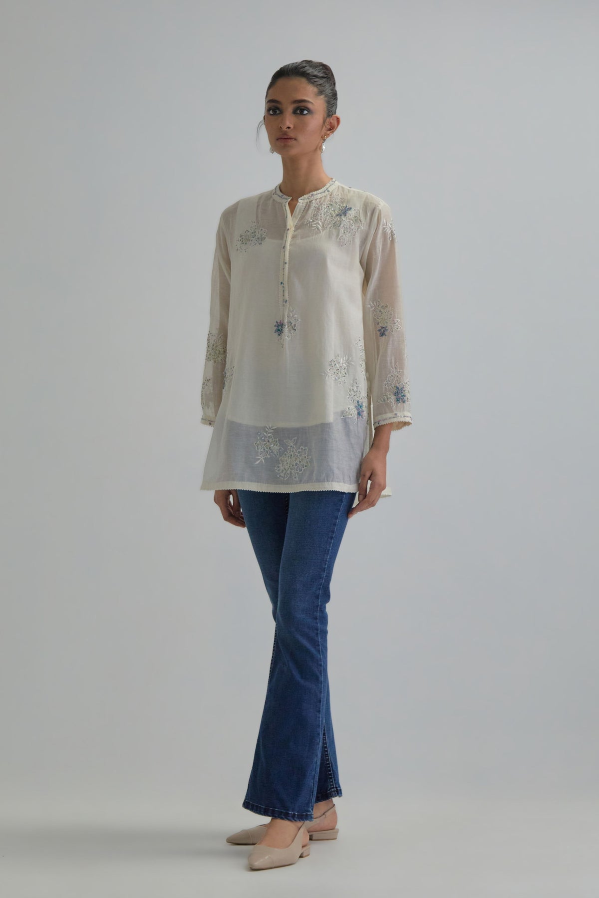 Blue Cotton Top