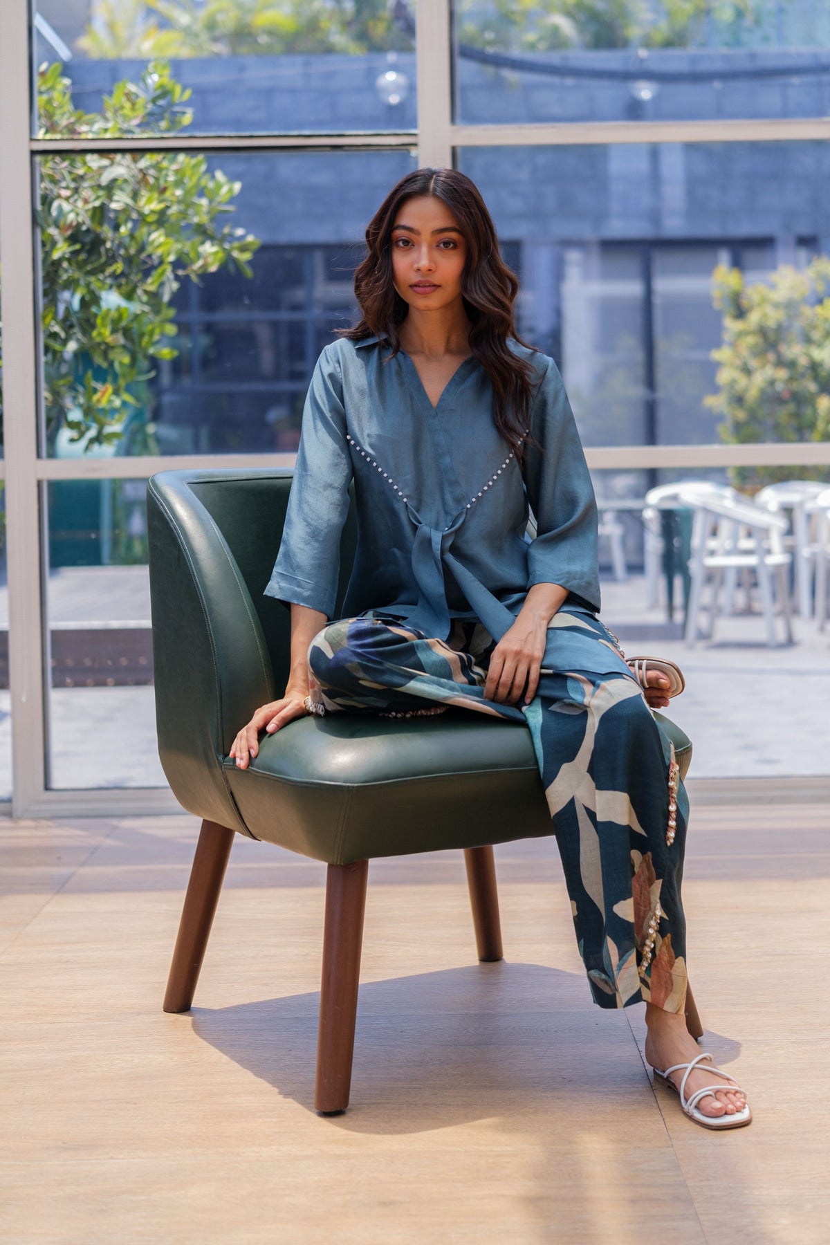 Cobalt Tie Top