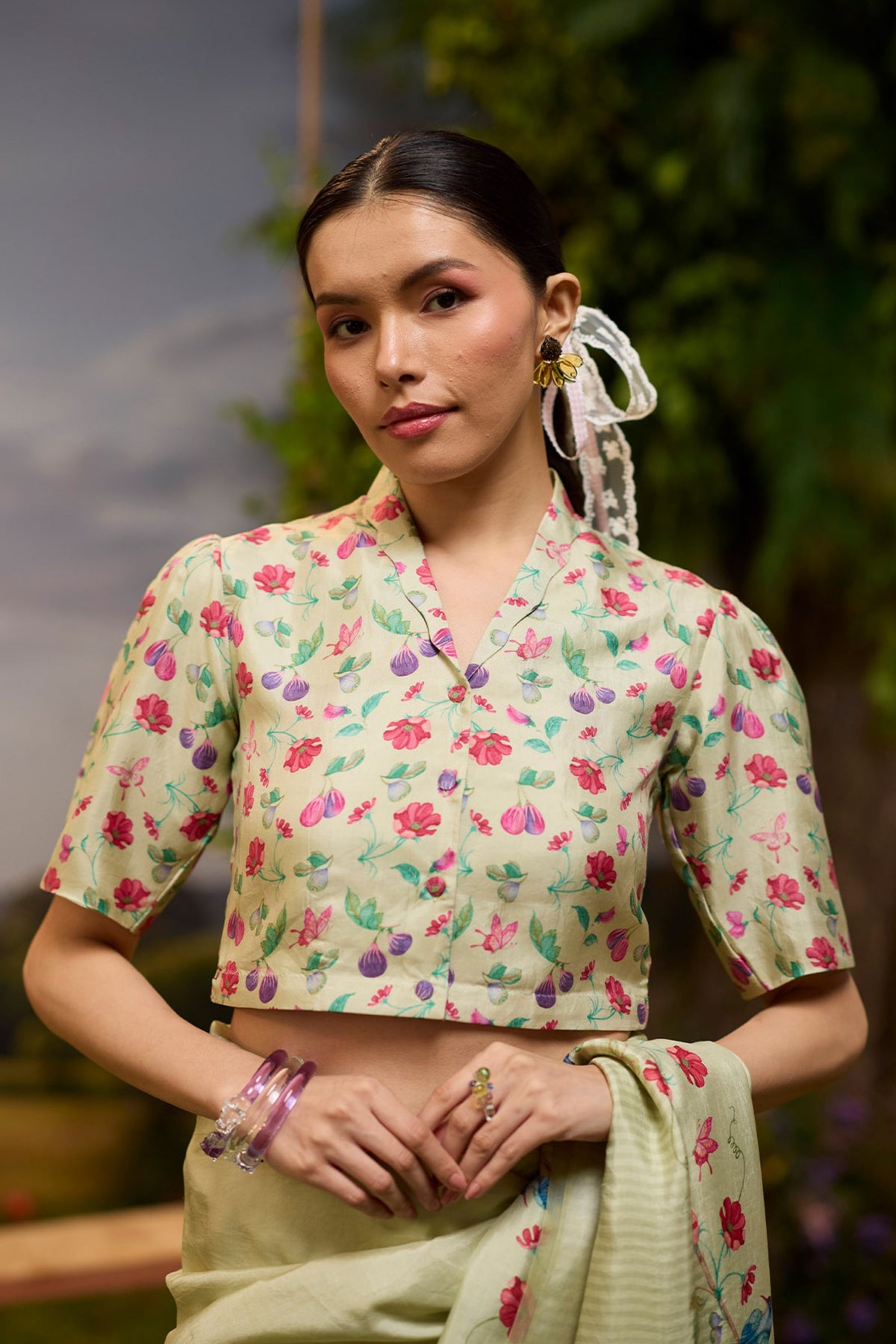 Under the Fig Tree Yellow Blouse