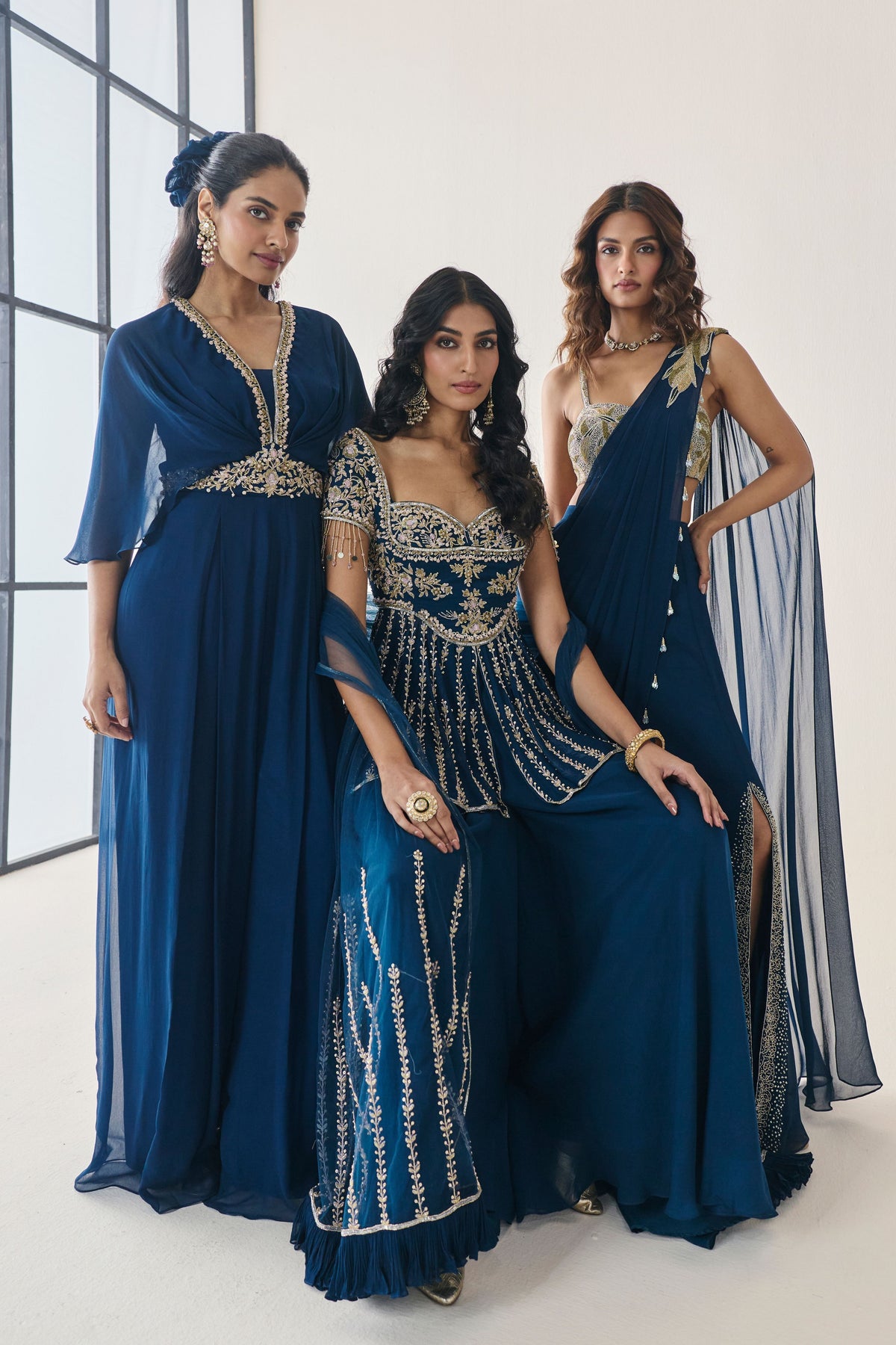 Rosalind Peplum Sharara Set