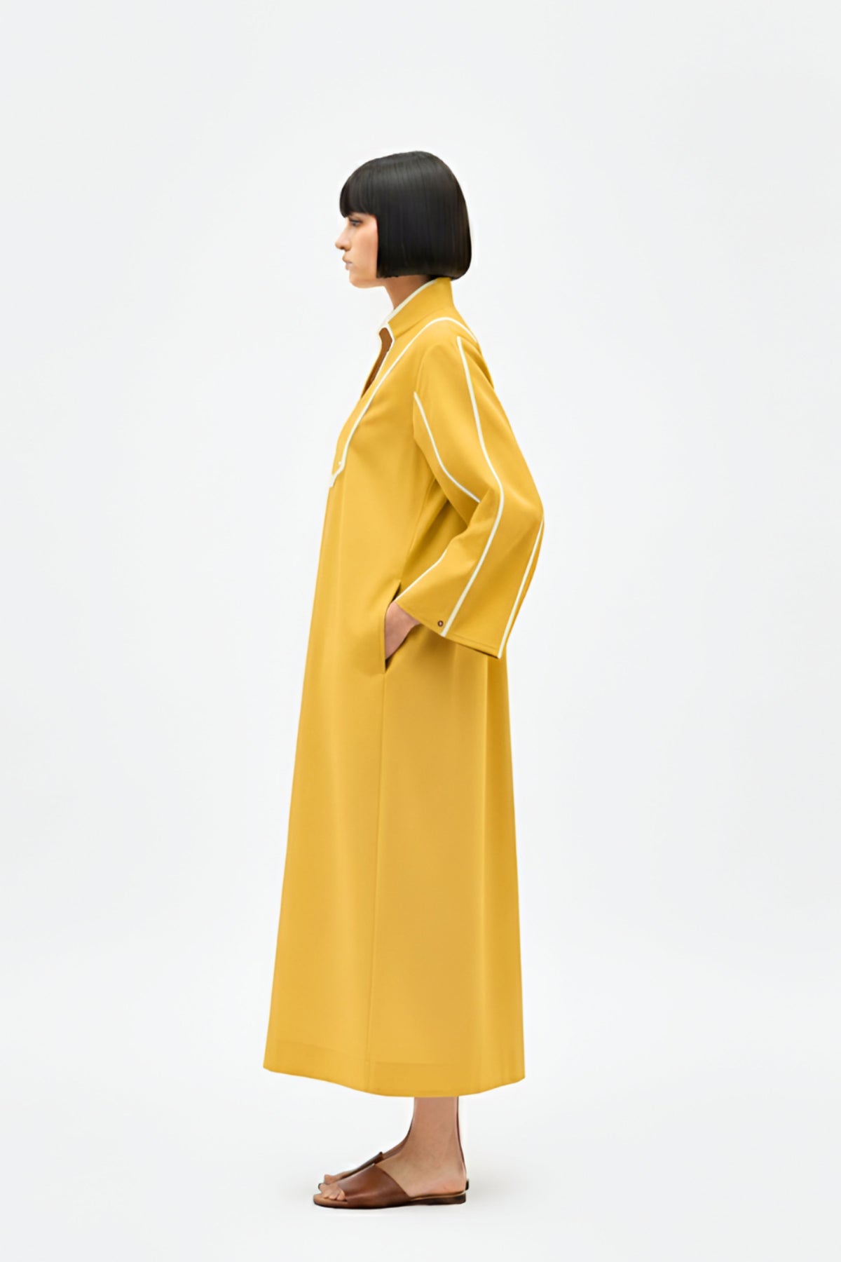 Yellow Mango Stripe Dress