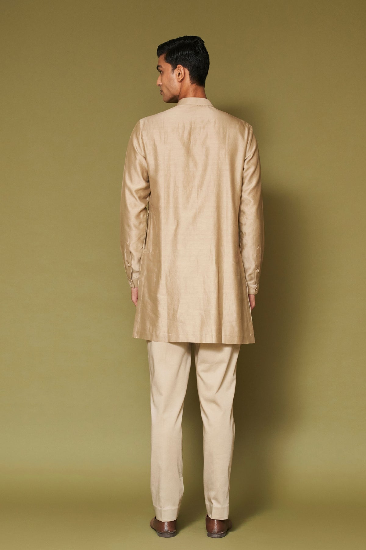Sand Dori Embroidered Bundi Set